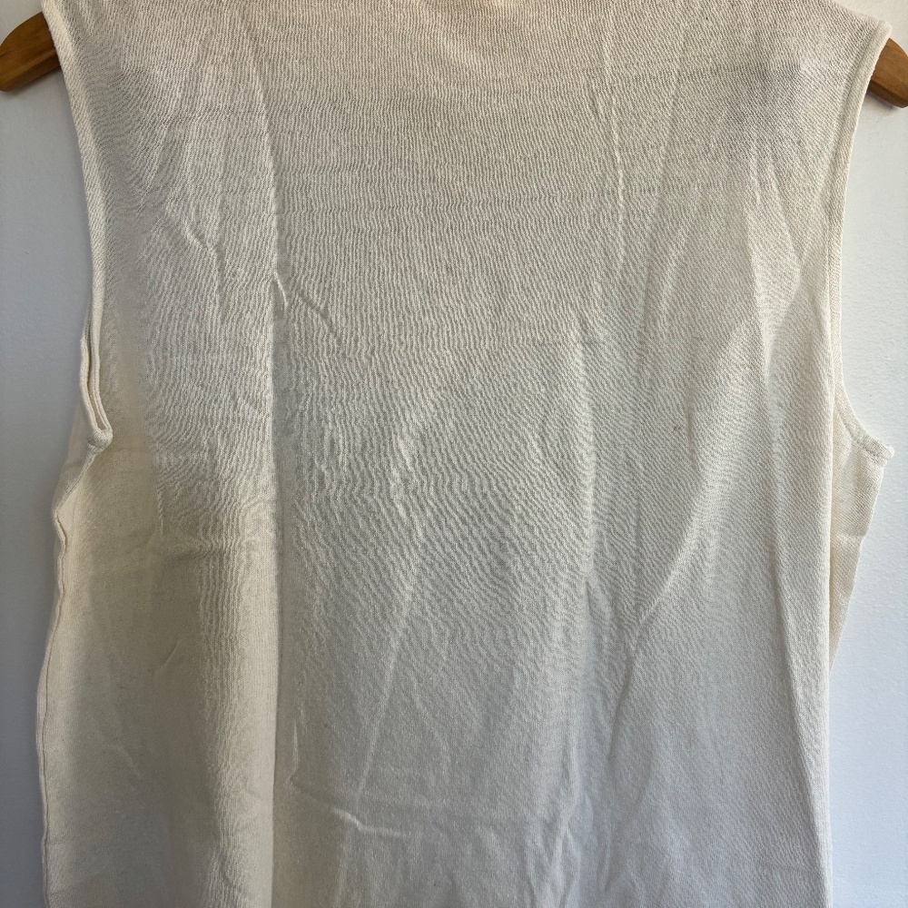 OZMA Cream Muscle Tee - Picture 3 of 3